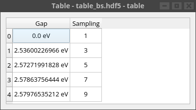 Using Tables in the Workflow Builder — | QuantumATK V-2023.12 Documentation